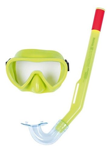 Kit De Buceo Snorkel Clasico Kids 24036 Verde Bestway