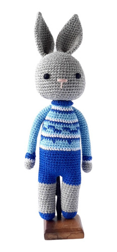 Peluche Conejito Amigurumi Tejido Crochet/agujas Ingeniosas 