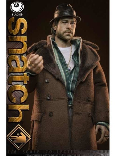 Imagen 2 de 4 de Figura Brad Pitt 1/6 Snatch Black 8 No Hot Toys Fpx