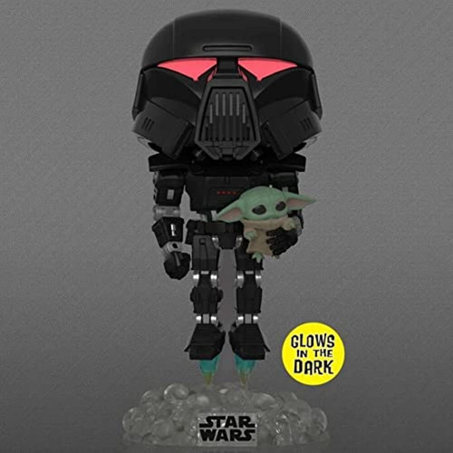 Imagen 3 de 3 de Pop! Sw: The Mandalorian - Dark Trooper & Grogu (58286) 488