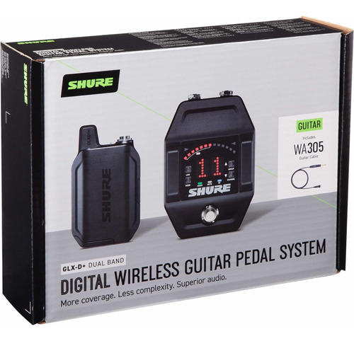 Shure Gldx16+ Sistema Inalámbrico Digital Para Guitarra