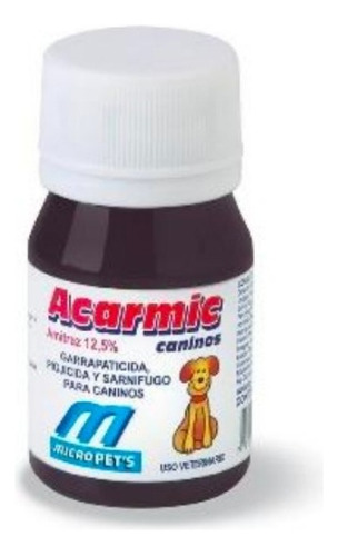 Acarmic Amitraz 12,5% Frasco De 20 Ml
