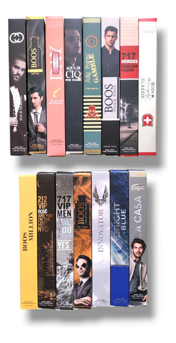 Lote 100 Perfumes Bolsillo Económico Mayoreo Surtido