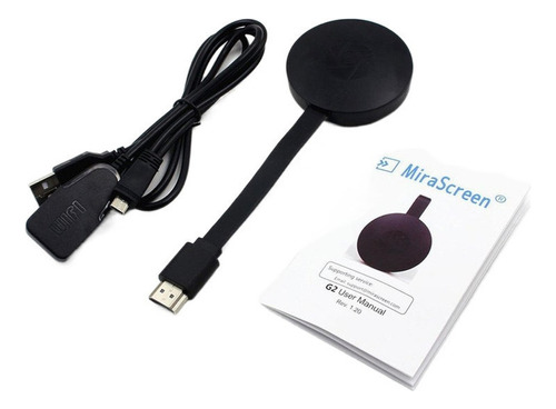 Para Mira Screen G2 Tv Stick Crome Cast Compatible Con Hdmi