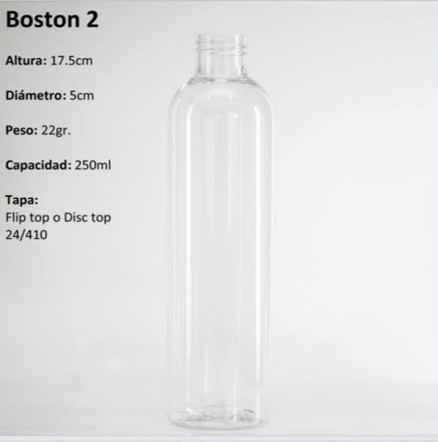 Botellas De Pet Tipo Jefferson, Sonata Boston 24-410 (160pz)