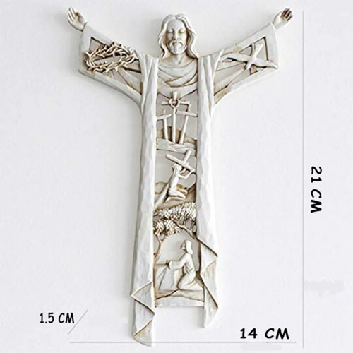 Adornos En Forma De Cruz Con Forma De Jesús Para Decoración