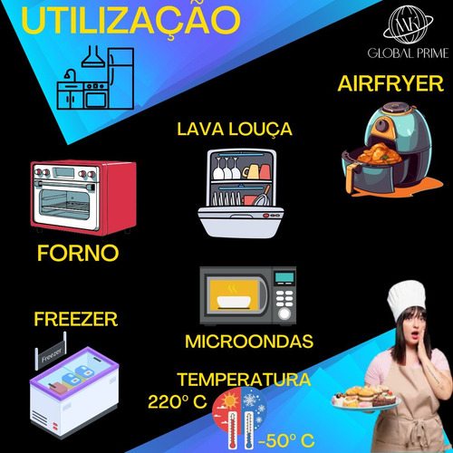 Forma Cupcake Silicone 12 Cav. Petit Gateau Empada Kit 4 Uni