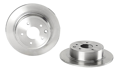 2-discos Solidos Traseros Nissan Altima 2.5l L4 10-11 Brembo