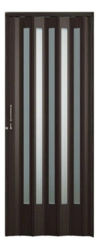 Puerta Plegable Pvc Traslúcida Wengue 0.96 X 2.10