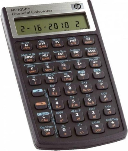 Hp 10b Ii Packard 10bii+ Calculadora Científica Financiera +