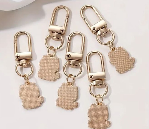 Llavero Metálico Esmaltado Diseño Gatos