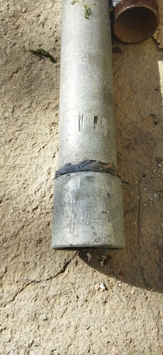 Tubos Galvanizado De 2 1/2 Pulgadas Astm Ach 40 (Usado)