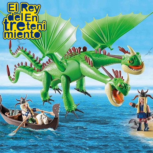 Playmobil Astrid Y Tormenta Como Entrenar A Tu Dragón El Rey