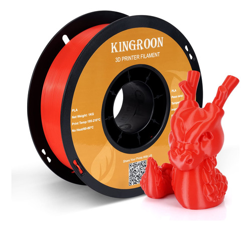 Kingroon Filamento De Acido Polilactico (pla) Para Impresora