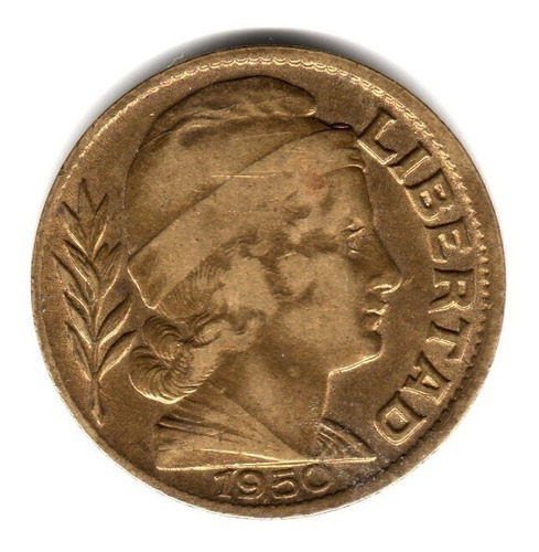 Moneda Argentina 20 Centavos 1950 Torito Cj#204 Excelente