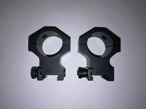 Imagen 2 de 4 de Anillas Weaver Barrett Zero Gap Tubo De 30 Mm Acero Altas