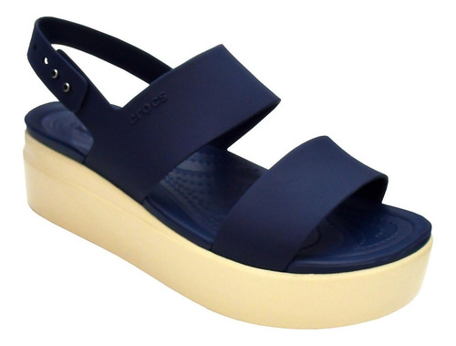 Sandalias Crocs Brooklyn Low Wedge Plataforma Rc Deportes