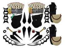 Comprar Kit Naruto Com 2 Kit Ninja+ Balaclava+ Porta Kunai Shuriken