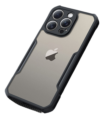 Funda Protectora Para iPhone 15 Pro Con Dos Películas Templa