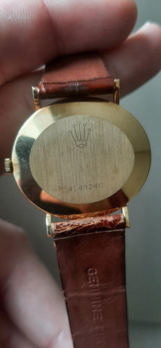 Raro Rolex Cellini Ouro 18k Marrom Ouro 18k Ouro 18k (Usado)