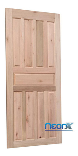 Porta Americana 210x80 Cm Maciça 9 Almofadas Eucalipto Neonx