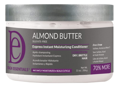 Design Essentials Almond Butter Express - Acondicionador Hid