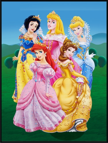 Banner Infantiles-princesas Disney--murales-cumpleaños