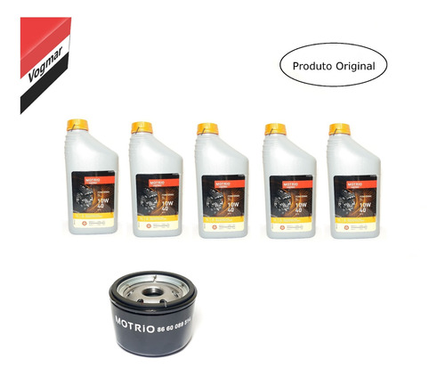 Kit Troca De Oleo Filtro Duster 2012/2018 Motor 1.6 16v