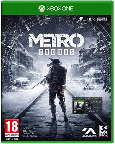 Metro Exodus Standard Edition Xbox One ¡¡envío Inmediato!!