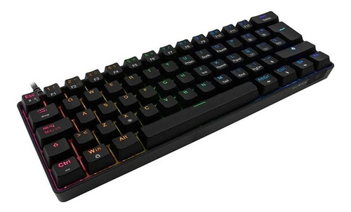 Teclado Mecánico Balam Rush Tkl 60 Dominate Gk550 Red