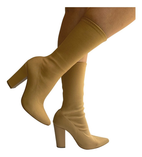 Imagen 2 de 10 de Bota Dama Stretch Puntal Felipe Rentería Moda Vestir Mujer