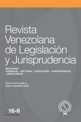 Libro: Contenido De La Revista Venezolana De Legislación Y