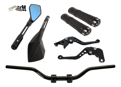 Kit Combo Acessórios Velocidade Moto Fazer 600 Mt 07 09 Xj6