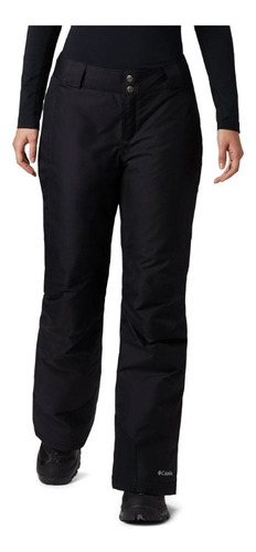 Pantalón Nieve Marca Columbia Onmiheat Mujer Negro