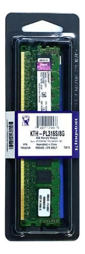 Memoria RAM 8GB 1 Kingston KTH-PL316S/8G