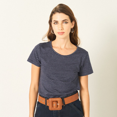 Remera Mujer Mangas Cortas Eleven Neil Ray Tapir Laundry