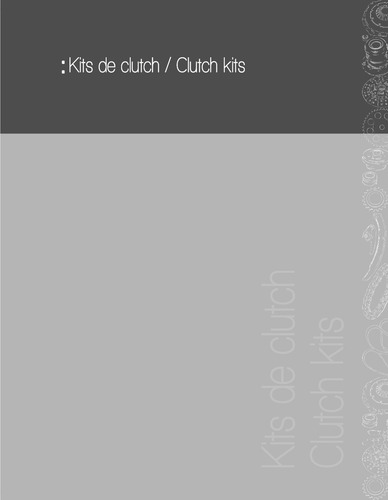 Imagen 3 de 8 de Catalogo Kits De Clutch Embragues Strunker