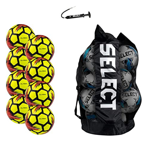 Seleccione El Clásico V21 Soccer Ball, 8-ball Pack Con Bolsa