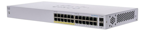  Switch Cisco Cbs110-24pp 24p Gigabit 12p Poe 100w 2p Sfp