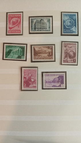 Filatelia Lote Estampillas 1939 Mint Emisión Upi Argentina