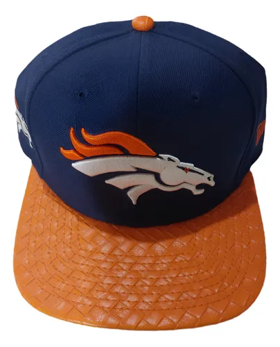 Bone New Era Denver Broncos Snapback Visor Link Azul/laranja