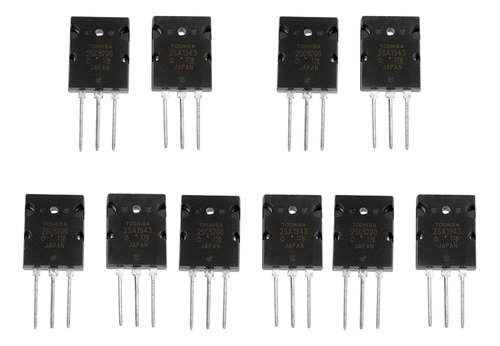 Amplificador Potencia Transistor Conveniente Negro 2sc5200