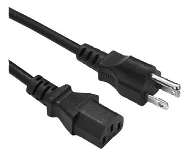 Cable Poder Para Pc De 1.80 Metros Tipo L Codo O Angular 90º