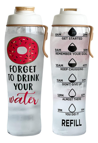 Botellas De Agua Con Tiempos Para Beber, Botella De Agua Mot