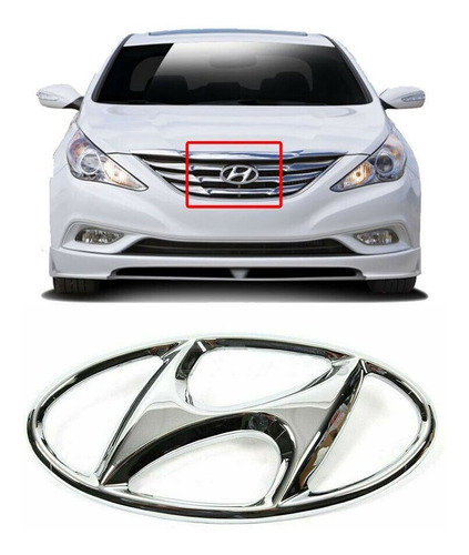 Emblema De Parrilla Hyundai Sonata 2011-2013 Original