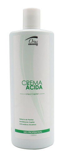 Crema Ácida Capilar 1000ml Ideal Tintura, Decoloracion