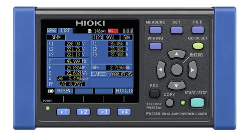 Registrador De Potencias Hioki Pw3360-20/1000 Pro Kit
