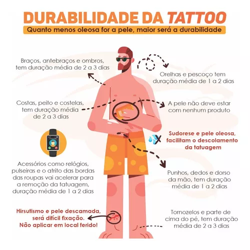 Tatuagem Temporária Mão de Fátima Preto e Branco - Loja Tatuagem Mania