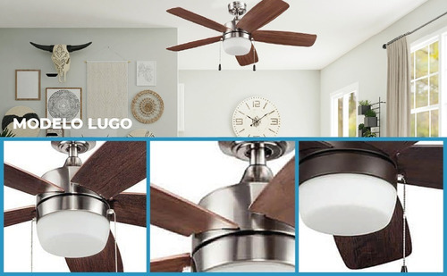 Ventilador De Techo Lugo Bronce Coolfan 44''
