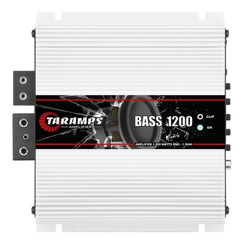 Módulo amplificador automotriz Taramps Bass 1200 de 1 ohmio y 1200 W